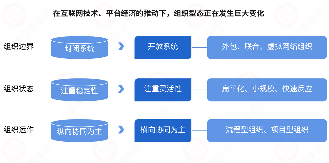 組織型態(tài)演進(jìn)趨勢(shì)